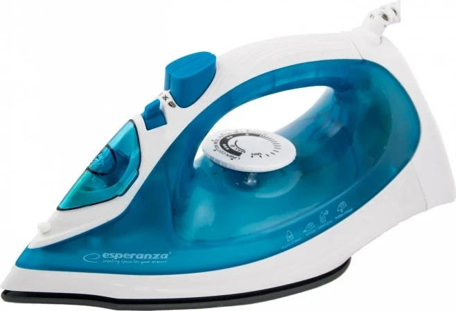 Hekur për hekurosje Esperanza Slider EHI002, 2200W, i kaltër/i bardhë