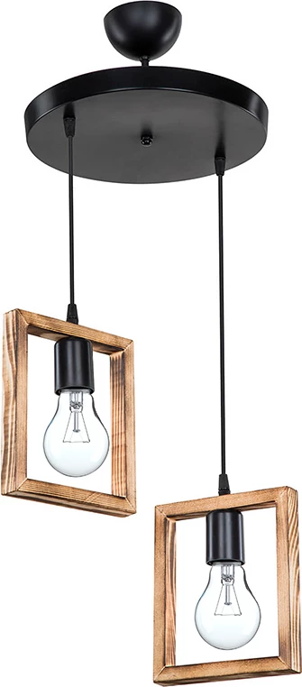 Dritë tavani Isolate Ε27, ngjyrë arre, D43x83cm