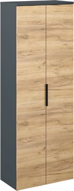 Dollap për rroba Rioma, 70 x 40 x 196.4 cm, dru/antracit