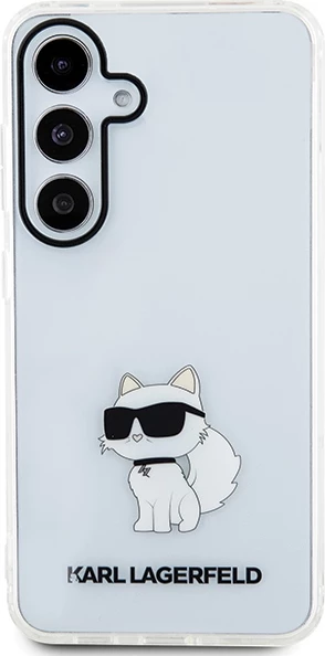 Mbështjellës Karl Lagerfeld KLHCS24MHNCHTCT për Samsung Galaxy S24+, transparent, IML Choupette