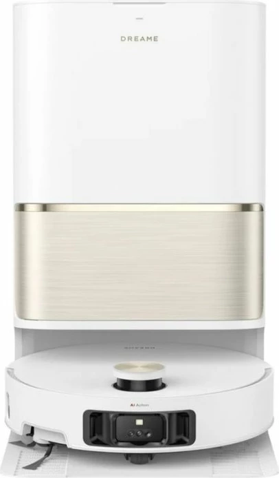 Robot fshesë me korrent Dreame L50 Pro Ultra 19,500Pa, 6400mAh, me stacion vetëzbrazës PowerDock, e bardhë