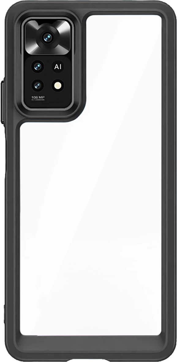 Mbështjellës Hurtel Outer Space Case për Xiaomi Poco M4 Pro 5G, silikon, i zi