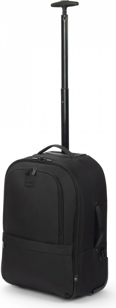 Çantë shpine me rrota, DICOTA, Eco CORE D32152-RPET, për laptop 14-16", 33L, e zezë