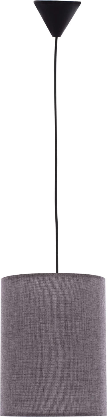 Llambë varëse për tavan, hije cilindrike gri, FH7623.03, D19x70 cm