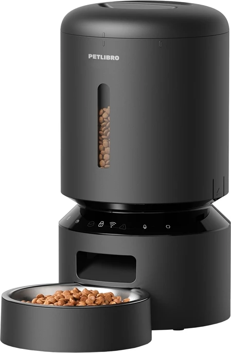 Shpërndarës ushqimi për kafshë Petlibro Granary PL-AF103-34B, 5L, i zi