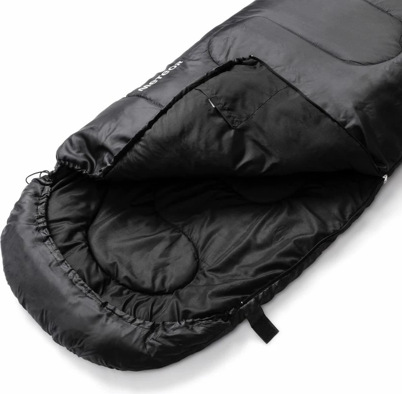 Shtrojë për kamping Meteor, unisex, e zezë