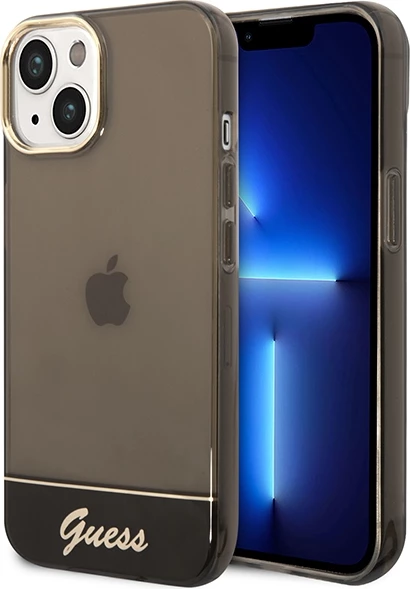 Mbështjellës Guess GUHCP14MHGCOK për iPhone 14 Plus 6.7", i zi, hardcase