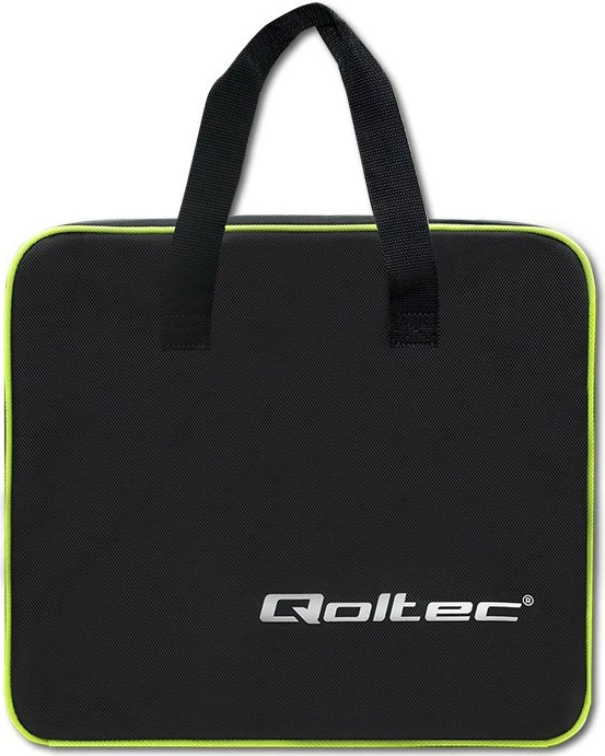 Karikues portativ për vetura elektrike Qoltec 52470, Type 2, 3.5kW, 230V, 5m, zi/gjelbër