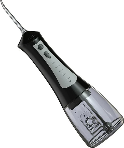 Irigator dhëmbësh Lafe CleanPRO, 2000mAh, 5 mënyra pastrimi, 6 koka, i zi