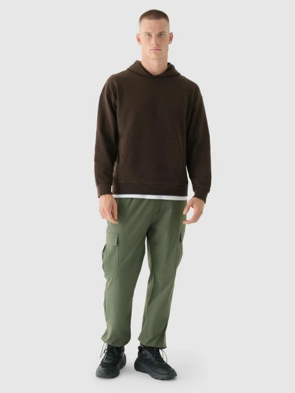 Duks me kapuç për meshkuj 4F, gri