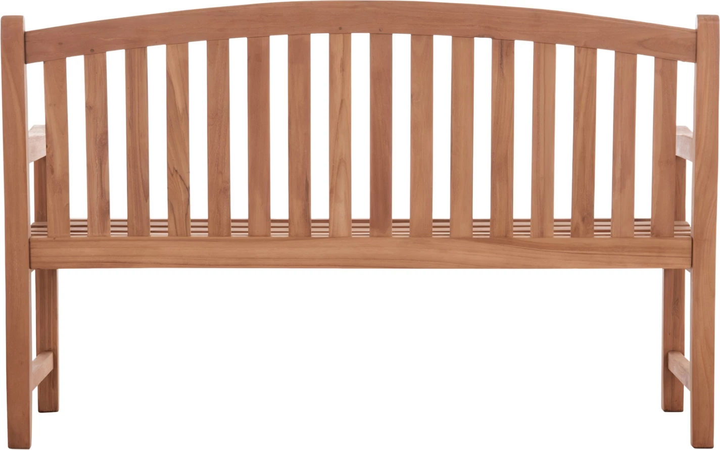 Bankë për jashtë, 3 vende, dru tik, ngjyrë natyrale, ELENA FH18125, 150x61x95cm