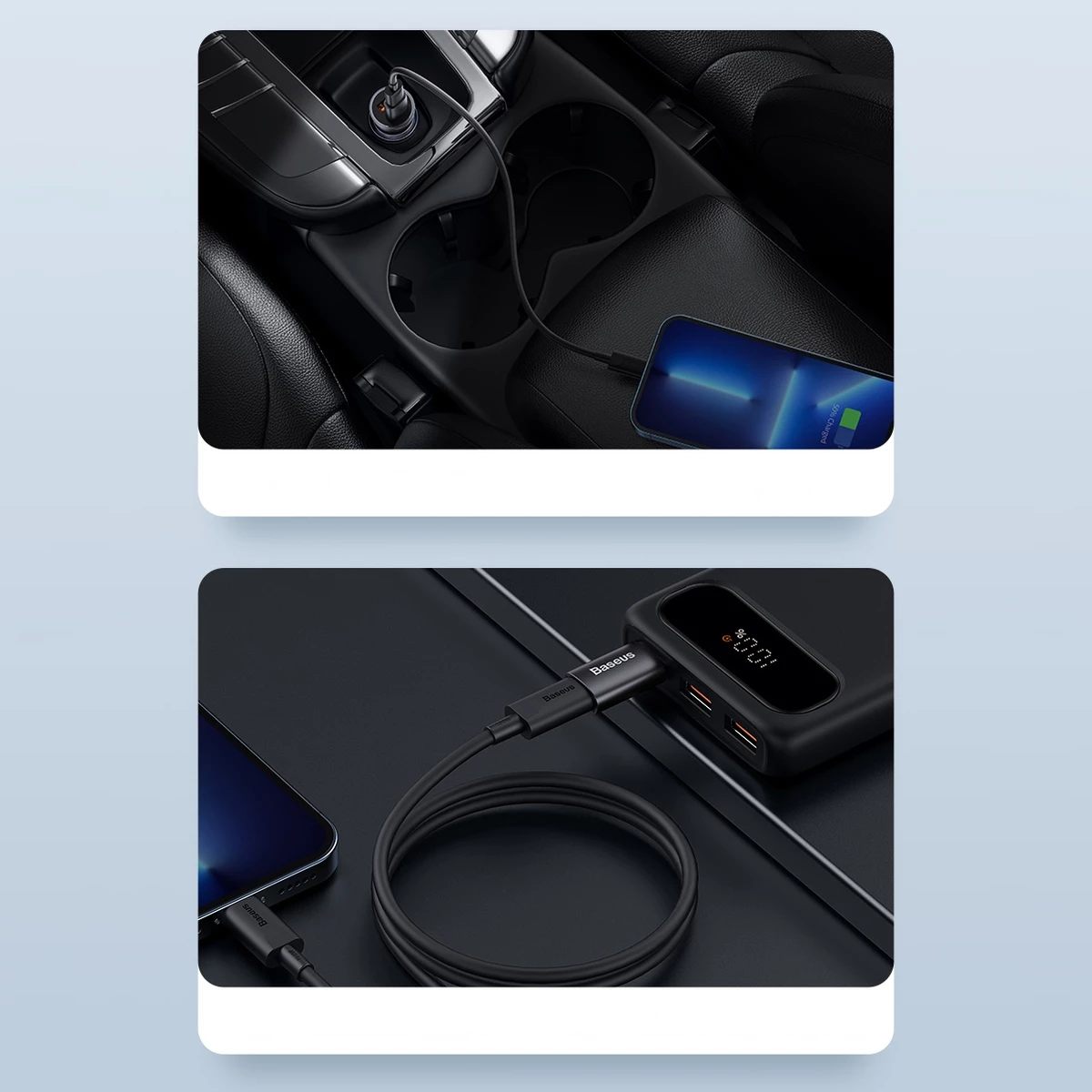 Adapter USB 3.1 OTG Baseus Ingenuity Series, USB-A në USB Type-C, Blu