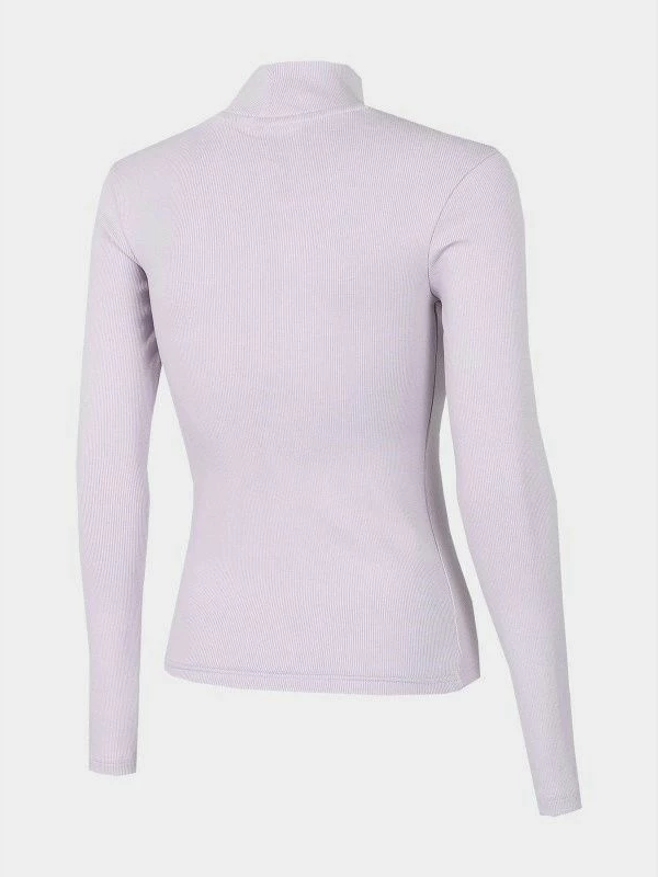 Maicë me mëngë të gjata për femra 4F, me vija