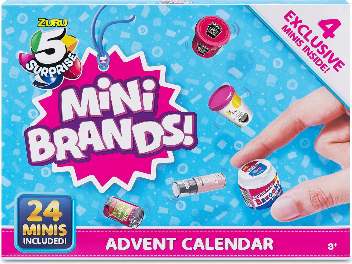 5 Surprise Mini Brands Limited Edition Advent Calendar with 4 Exclusive