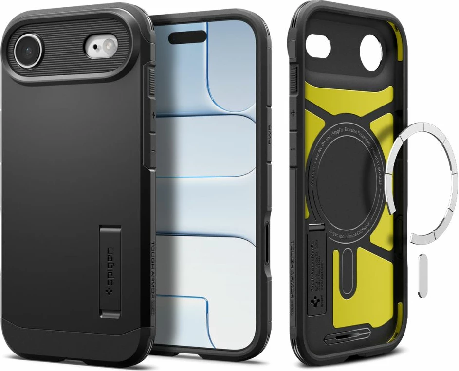 Mbështjellës Spigen Tough Armor "T" MagSafe për iPhone 17 Air, zi