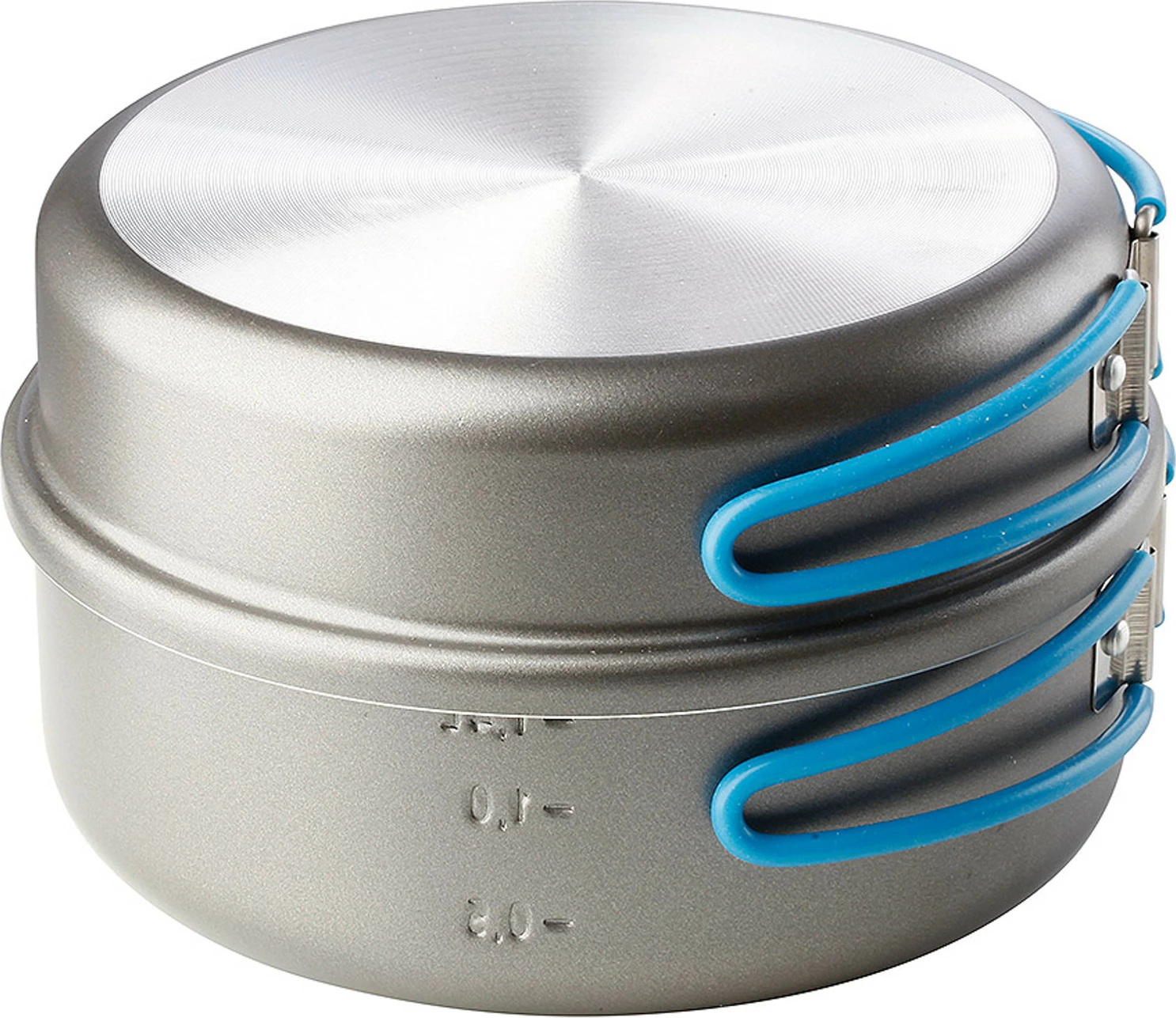 Set enësh turistike Meva NA19001 për 2 persona, alumini, doreza silikon, me takëme