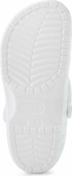 Këpucë Crocs për femra, të bardha e kaltër