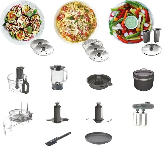 Robot kuzhine Kenwood Titanium Chef Baker XL, argjendtë