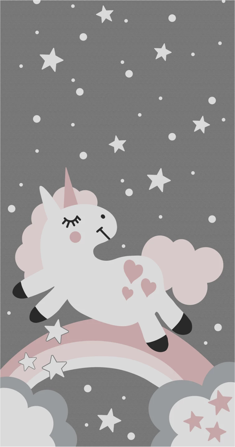 Qilim për fëmijë me njëbrirësh, FH7678.15, 80x150 cm