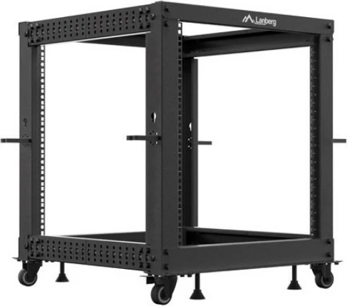 Kasë e hapur Lanberg OR01-6112-B, 12U, 600x600-1100 mm, e zezë