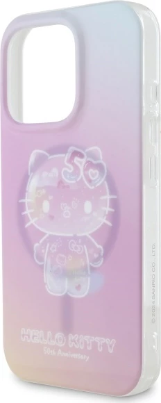 Mbështjellës Hello Kitty IML 50th Anniversary MagSafe për iPhone 16 Pro Max, Rozë