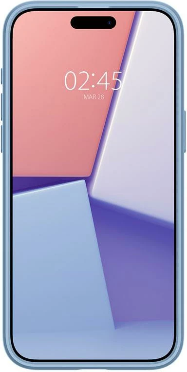 Mbështjellës Spigen Crystal Hybrid për iPhone 15 Pro Max, Transparent Blu