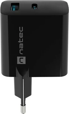 Karikues muri Natec Ribera GAN, 45W, 1x USB-A + 1x USB-C, i zi