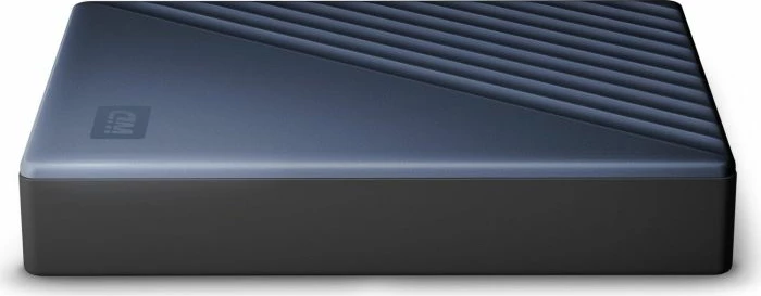 HDD i jashtëm WD My Passport Ultra WDBFTM0040BBL-WESN 4TB 2.5\" USB 3.2 Gen 1 USB-C, blu, me kabllo USB-C në micro-B + adapter USB-A