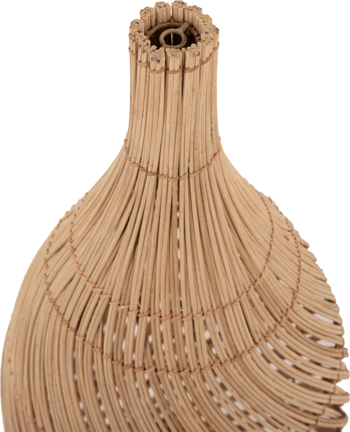 Llambë varëse tavani FH7885 prej ratanit, ngjyrë natyrale, Φ23x148H cm