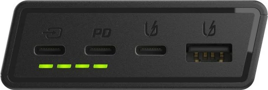 Powerbank Green Cell PowerPlay 20S 20000mAh, 22.5W, 3x USB-C, 1x USB-A, e zezë