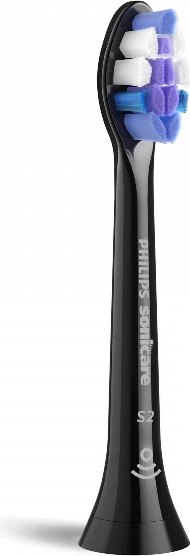 Koka zëvendësuese furçe dhëmbësh, Philips Sonicare, HX6054/88 Sensitive Standard, e zezë, set 4 copë