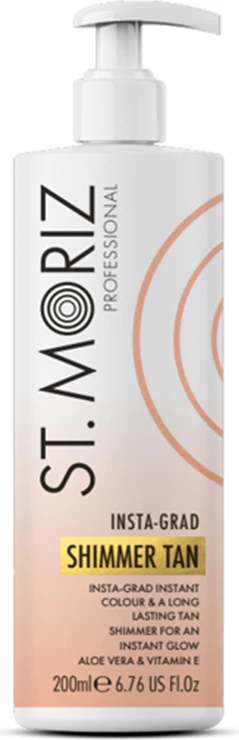 St. Moriz - Instant Self Tanning Lotion with Shimmer - Medium