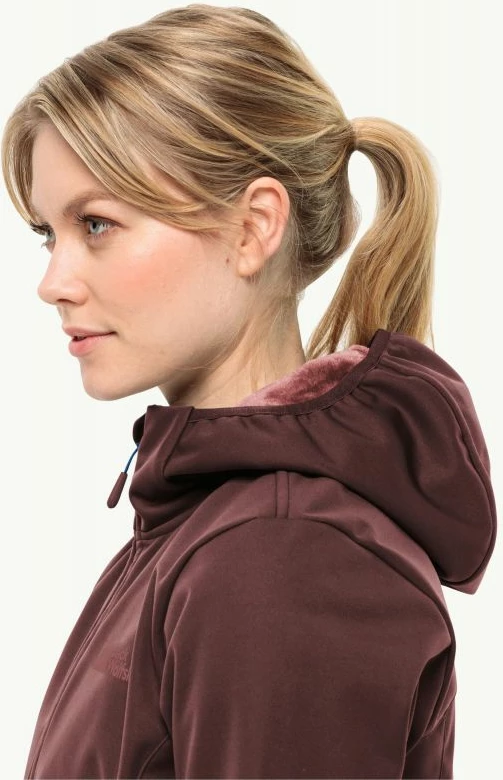 Jakne për femra Jack Wolfskin, e kuqe