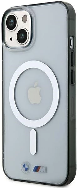 Mbështjellës BMW Silver Ring MagSafe për iPhone 15, Transparent