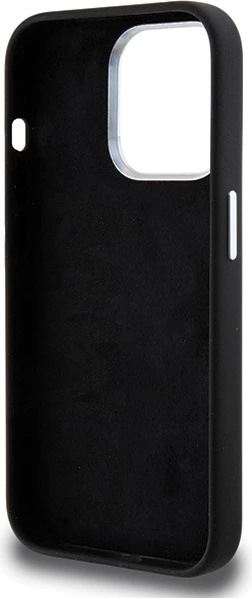 Mbështjellës BMW Signature Liquid Silicone MagSafe për iPhone 15 Pro Max, i zi