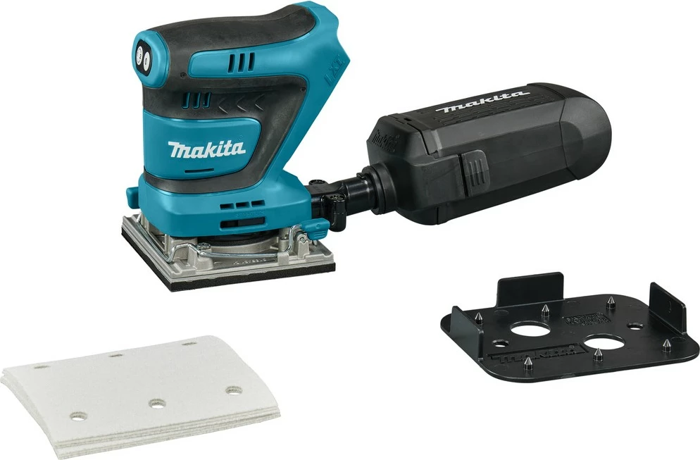 Lëmues orbital Makita DBO484Z, 18V, 2 shpejtësi, zi/kaltër