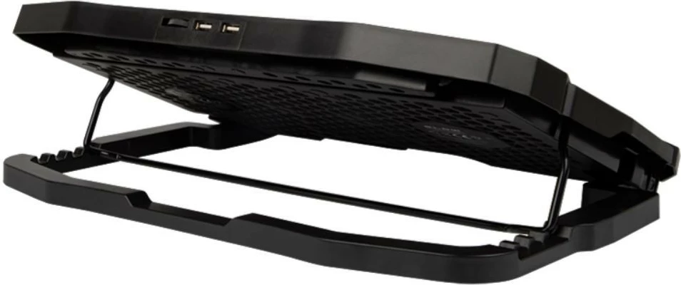 Pad ftohës laptopi BLOW HURRICANE 66-365#, 4 ventilatorë, USB, i zi