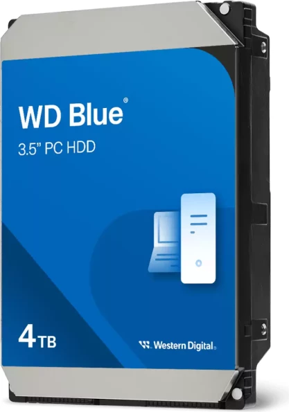 Hard disk i brendshëm WD Blue WD40EZZX 4TB 3.5\" SATA 6Gb/s 5400rpm 128MB cache, blu