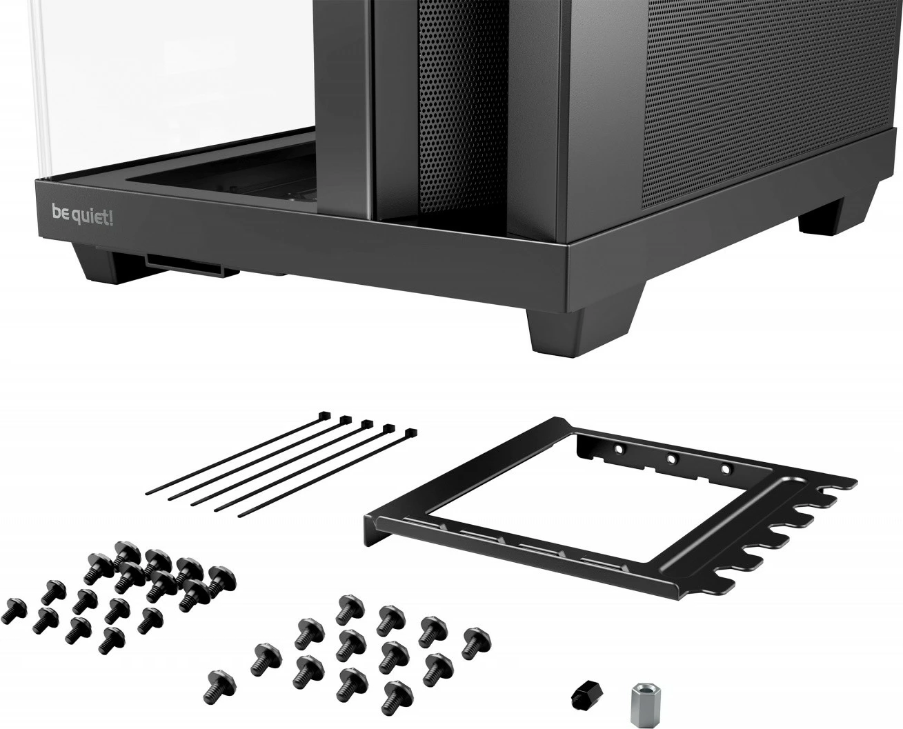 Kasë be quiet! Light Base 500 BGW83 ATX me 4x 120mm PWM, USB Type-C, pa ndriçim RGB, e zezë