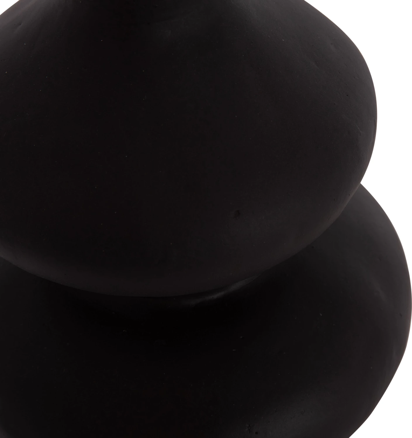 Vazo dekorative tavoline CHELIN, terrakotë e zezë, FH4670S, 20x25cm