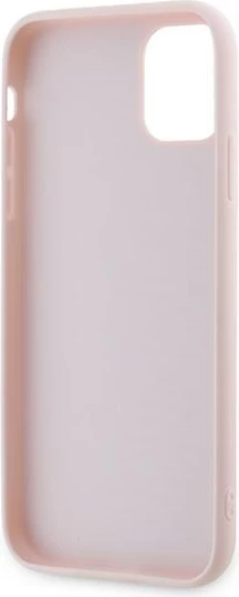 Mbështjellës Karl Lagerfeld Diagonal Quilted Script për iPhone 11/XR, Rozë