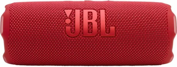 Altoparlant portativ Bluetooth JBL Flip 7, 16 orë playtime, IP68, Bluetooth 5.4, Auracast, USB-C lossless, me rrip dore & karabinë, i kuq