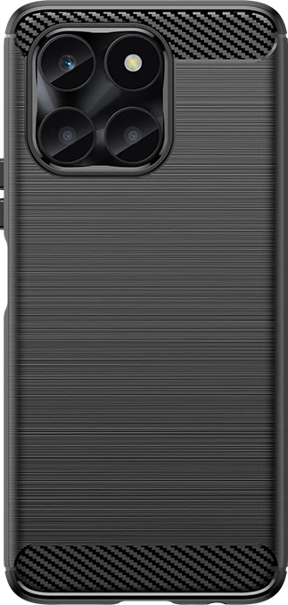 Mbështjellës Hurtel Carbon Case për Honor X6a, i zi