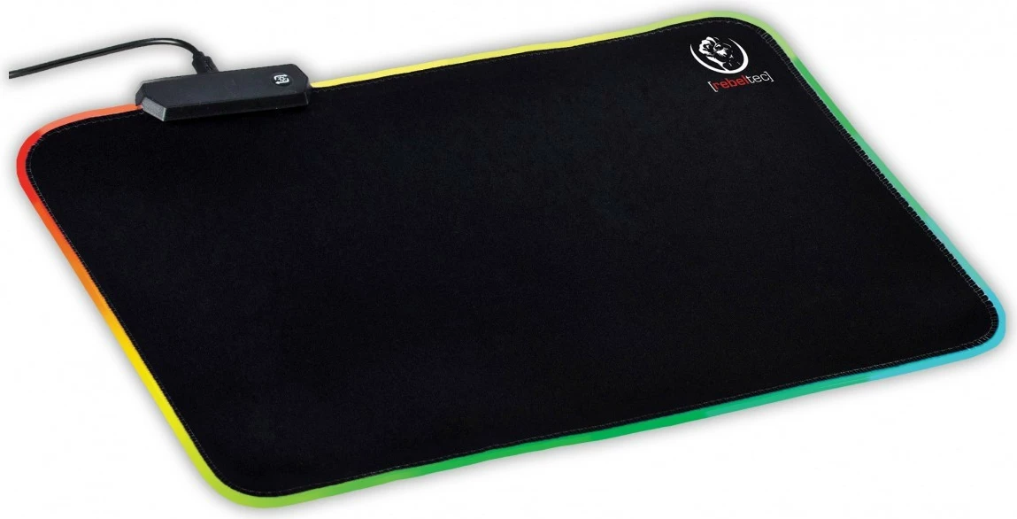 Mauspad Rebeltec Lighted Slider M LED, 360x260mm, i zi
