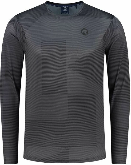 Fanellë me mëngë të gjata çiklizmi Rogelli, meshkuj, gri