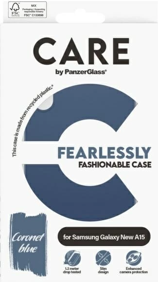 Mbështjellës PanzerGlass CARE për Samsung Galaxy A16 / A16 5G, Blu