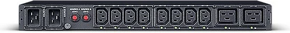 Kasë CyberPower PDU44005, Rack 1U, 16A, 2xC20, 12xC13, 2xC19, SNMP, e zezë