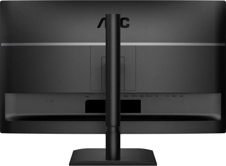 Monitor AOC Q27E4CV 27" QHD 120 Hz me dok USB‑C 90W, këmbë e rregullueshme, i zi