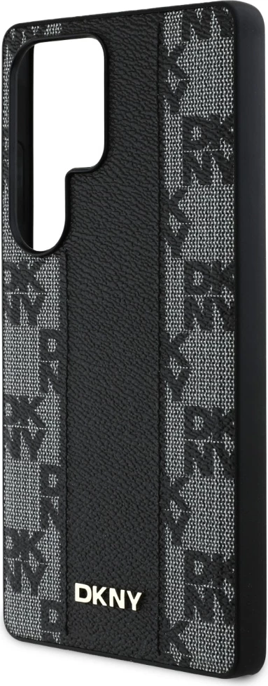 Mbështjellës DKNY për Samsung Galaxy S25 Ultra, lëkurë, MagSafe, i zi