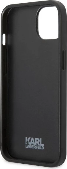 Mbështjellës Karl Lagerfeld KLHCP13SPMNIKPI për iPhone 13 mini 5.4", hardcase, Monogram Ikonik Patch, Kuq